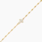 Bracelet Crescentius Argent Dor&eacute; A L'Or 750/1000 - Bijoux sans pierre Femme | Histoire d&rsquo;Or