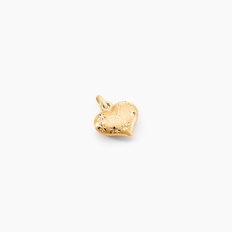 Pendentif Eudocie Coeur Mat Et Brillant Or Jaune - Pendentifs Femme | Histoire d’Or