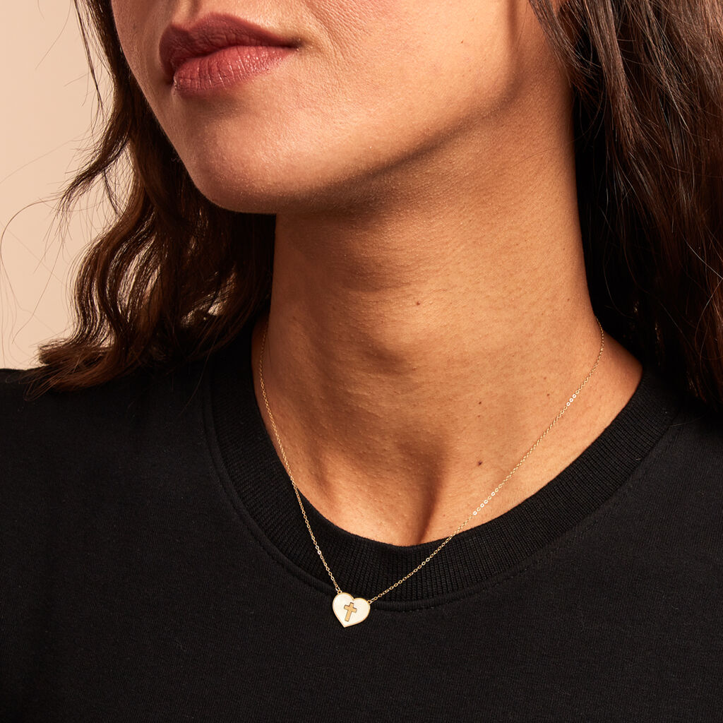 Collier Lawrie Or Jaune Nacre - Pendentifs Baptême Famille | Histoire d’Or