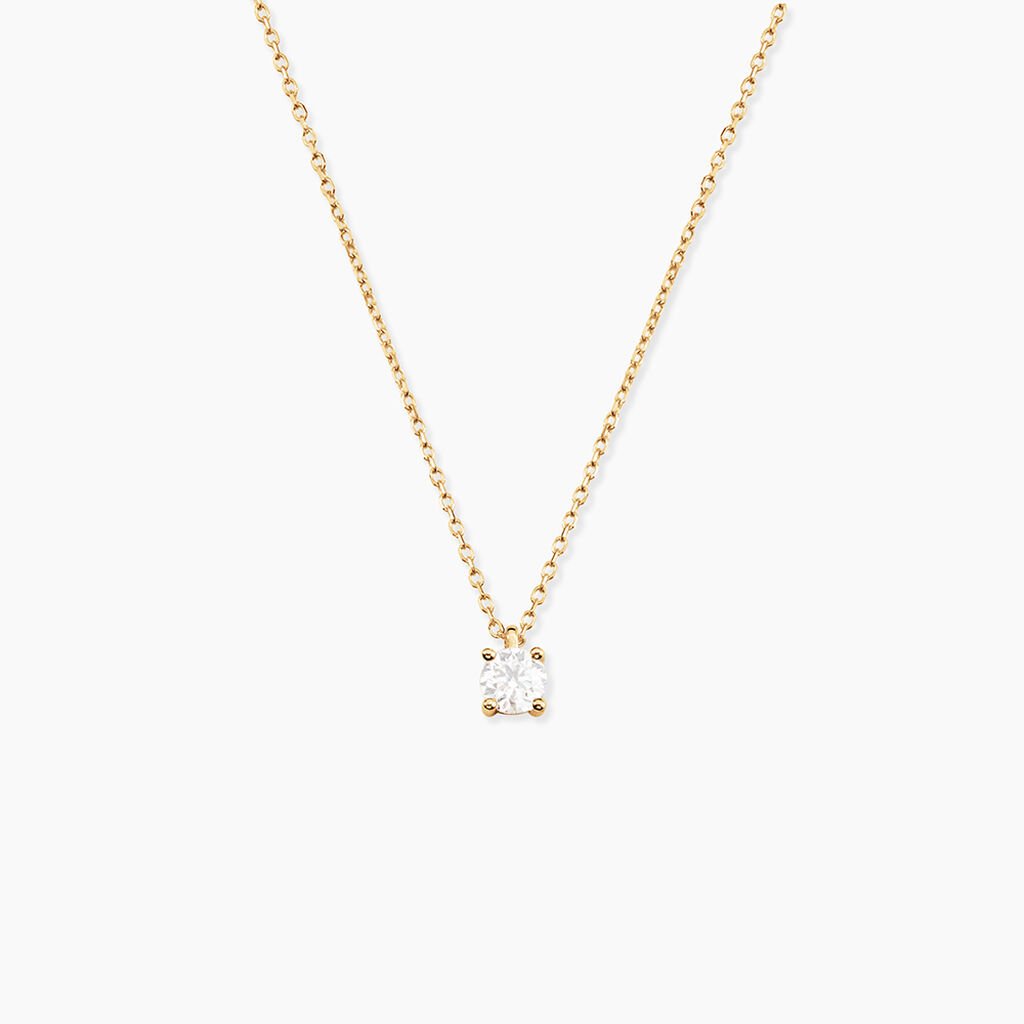 Collier Elfa Or Jaune Diamant - Colliers Femme | Histoire d’Or