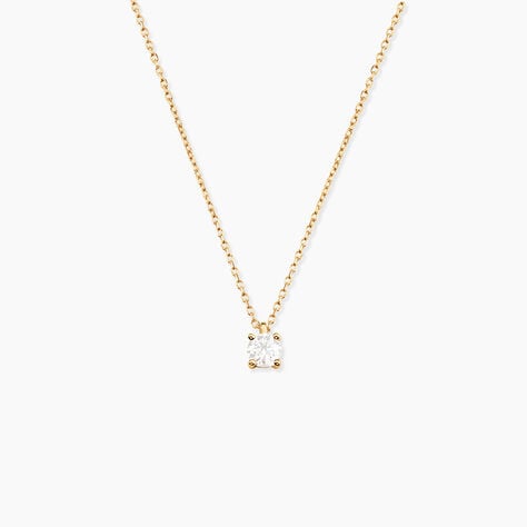Collier Elfa Or Jaune Diamant - Colliers Femme | Histoire d’Or