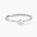 Bague Athena Platine Blanc Diamant - Bagues solitaires Femme | Histoire d&rsquo;Or