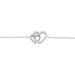 Bracelet Argent Blanc Marina Oxydes De Zirconium - Bracelets Coeur Femme | Histoire d’Or
