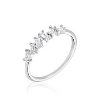 Bague Adonia Argent Blanc Oxyde De Zirconium
