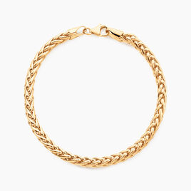 Bracelet Jayna Maille Palmier Or Jaune - Bracelets chaîne Femme | Histoire d’Or