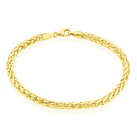 Bracelet Jayna Maille Palmier Or Jaune - Bracelets chaîne Femme | Histoire d’Or