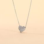 Collier Ti Amo Or Blanc Diamant - F&ecirc;te des m&egrave;res Femme | Histoire d&rsquo;Or