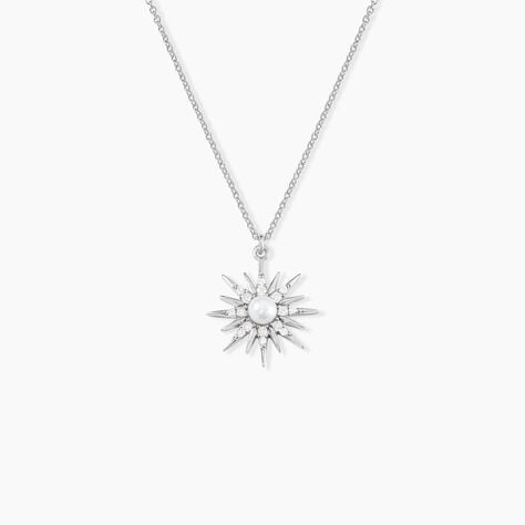 Collier Blanca Argent Blanc Perle De Culture - Colliers fantaisie Femme | Histoire d&rsquo;Or