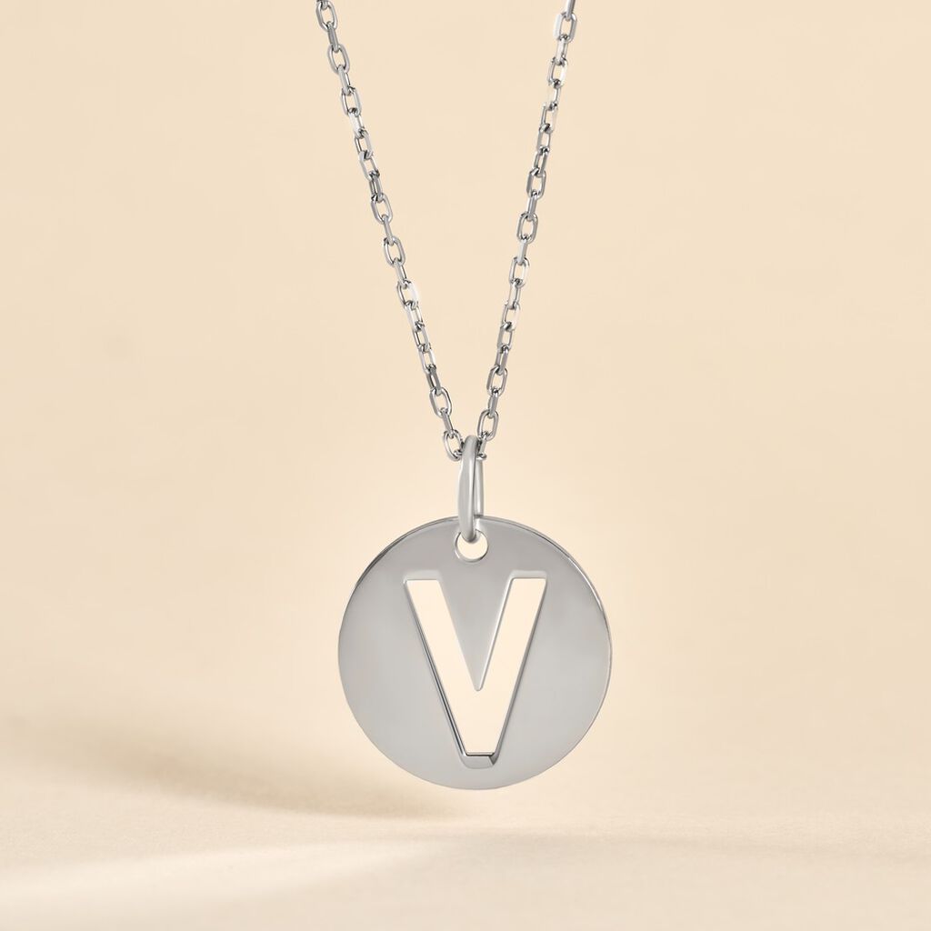 Pendentif Elio V Argent Blanc - Pendentifs Famille | Histoire d’Or