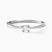 Bague Solitaire Aphrodite Or Blanc Diamant - Bagues solitaires Femme | Histoire d’Or