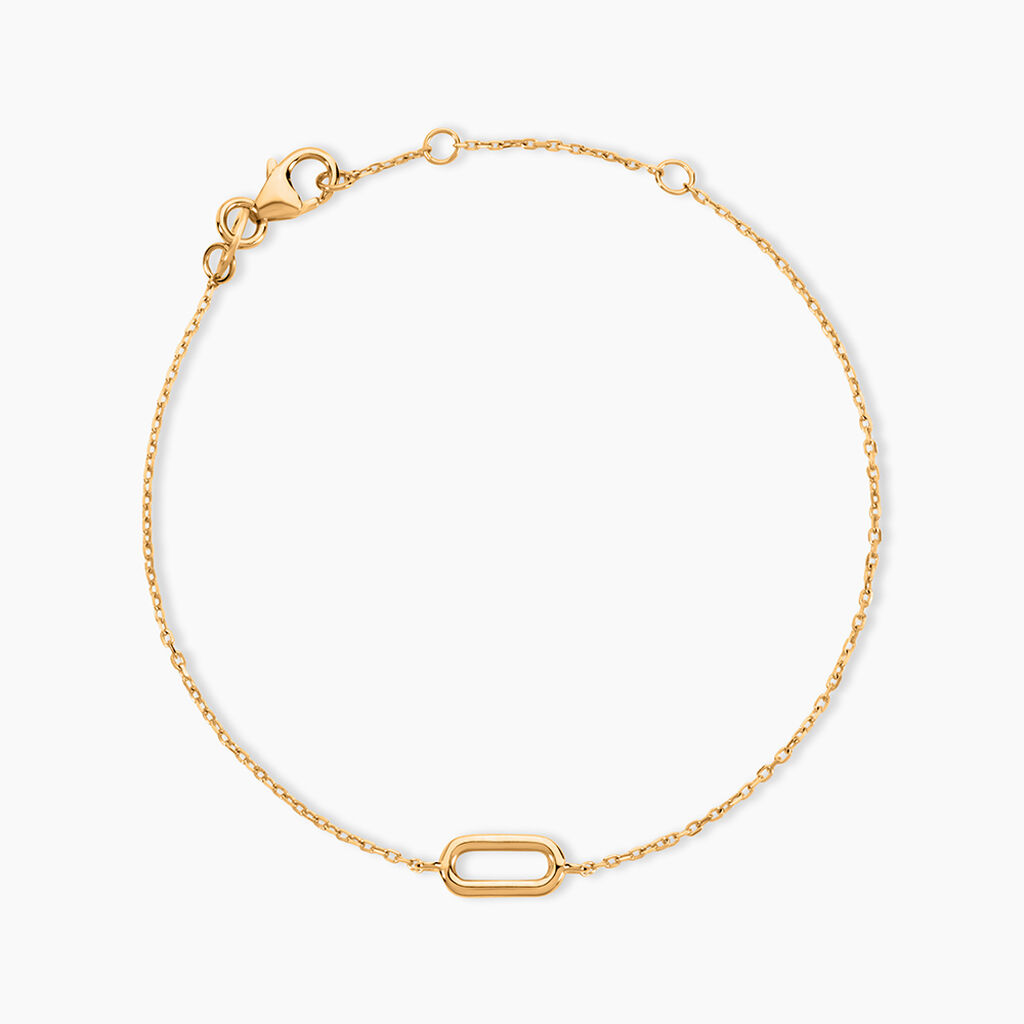 Bracelet Lueur Plaqu&eacute; Or Jaune - Bijoux sans pierre Femme | Histoire d&rsquo;Or