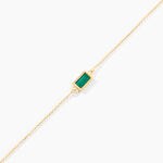 Bracelet Lucky Gems Or Jaune Malachite - Bracelets Femme | Histoire d&rsquo;Or