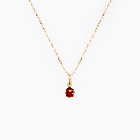 Collier Helidie Coccinelle Or Jaune - Colliers Enfant | Histoire d’Or