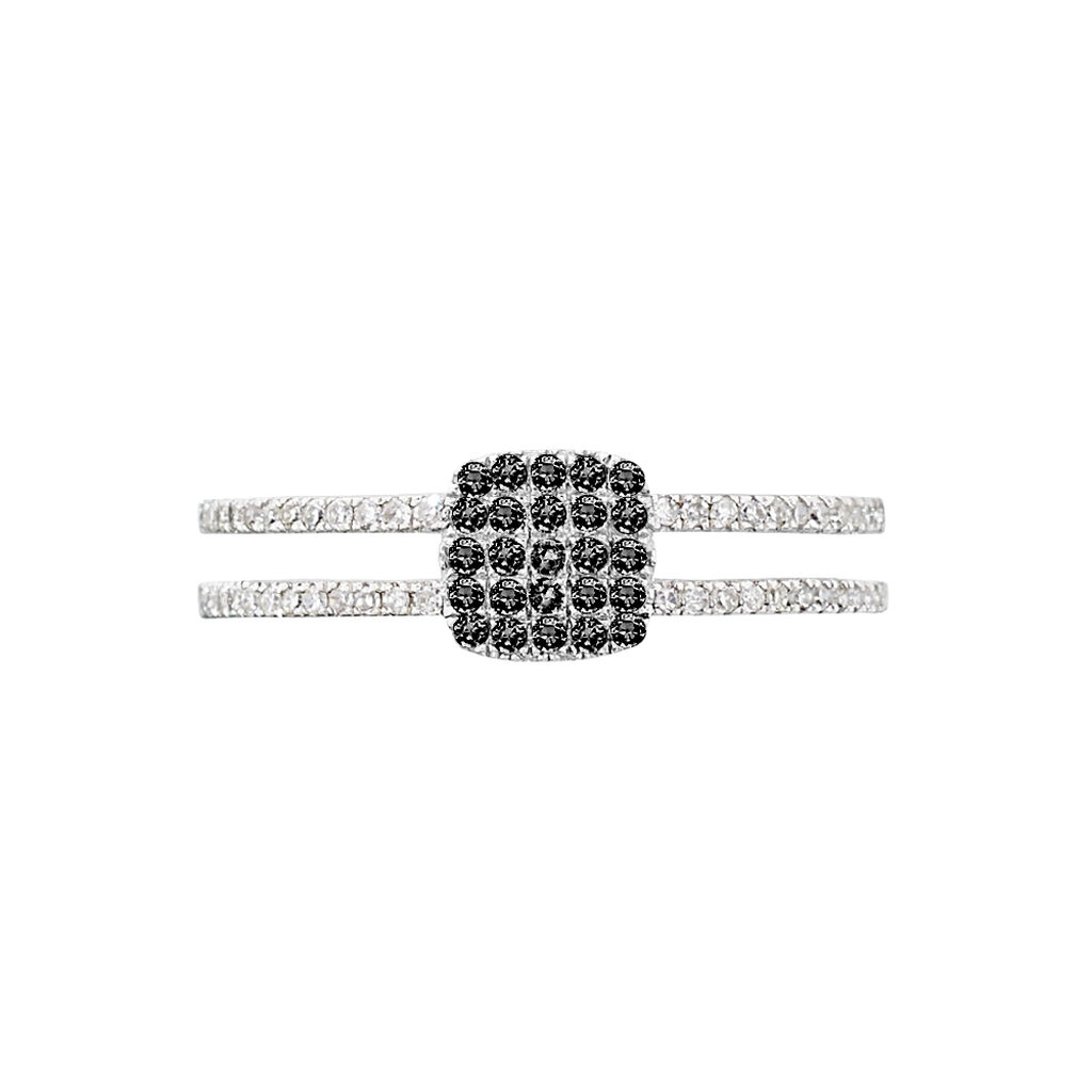 Bague Aude Or Blanc Diamant - Bagues avec pierre Femme | Histoire d’Or