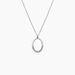 Collier Bethilda Argent Blanc Oxyde De Zirconium - Colliers fantaisie Femme | Histoire d&rsquo;Or