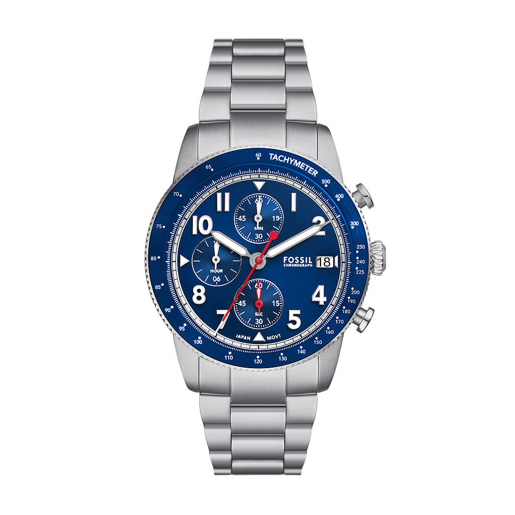 Montre Fossil Sport Tourer Bleu - Montres Homme | Histoire d’Or