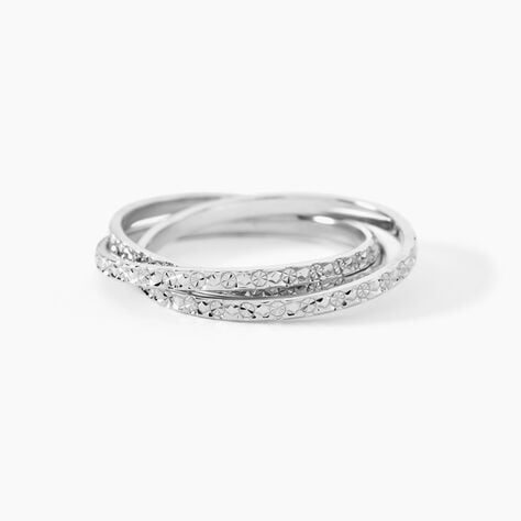 Alliance Shelena Ruban Plat Or Blanc - Alliances 18 carats Unisex | Histoire d&rsquo;Or