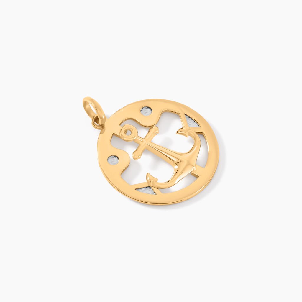 Pendentif Alvar Or Bicolore - Pendentifs Homme | Histoire d&rsquo;Or