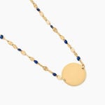 Collier Basteria Argent Dor&eacute; A L'Or 750/1000 - Bijoux sans pierre Femme | Histoire d&rsquo;Or