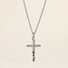 Pendentif Desilia Ciselée Argent Blanc - Pendentifs Croix Famille | Histoire d’Or