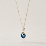 Collier Or Jaune Clothilde Topaze - Anniversaire Femme | Histoire d&rsquo;Or