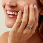 Bague Paros Argent Blanc - Bagues fantaisie Femme | Histoire d&rsquo;Or