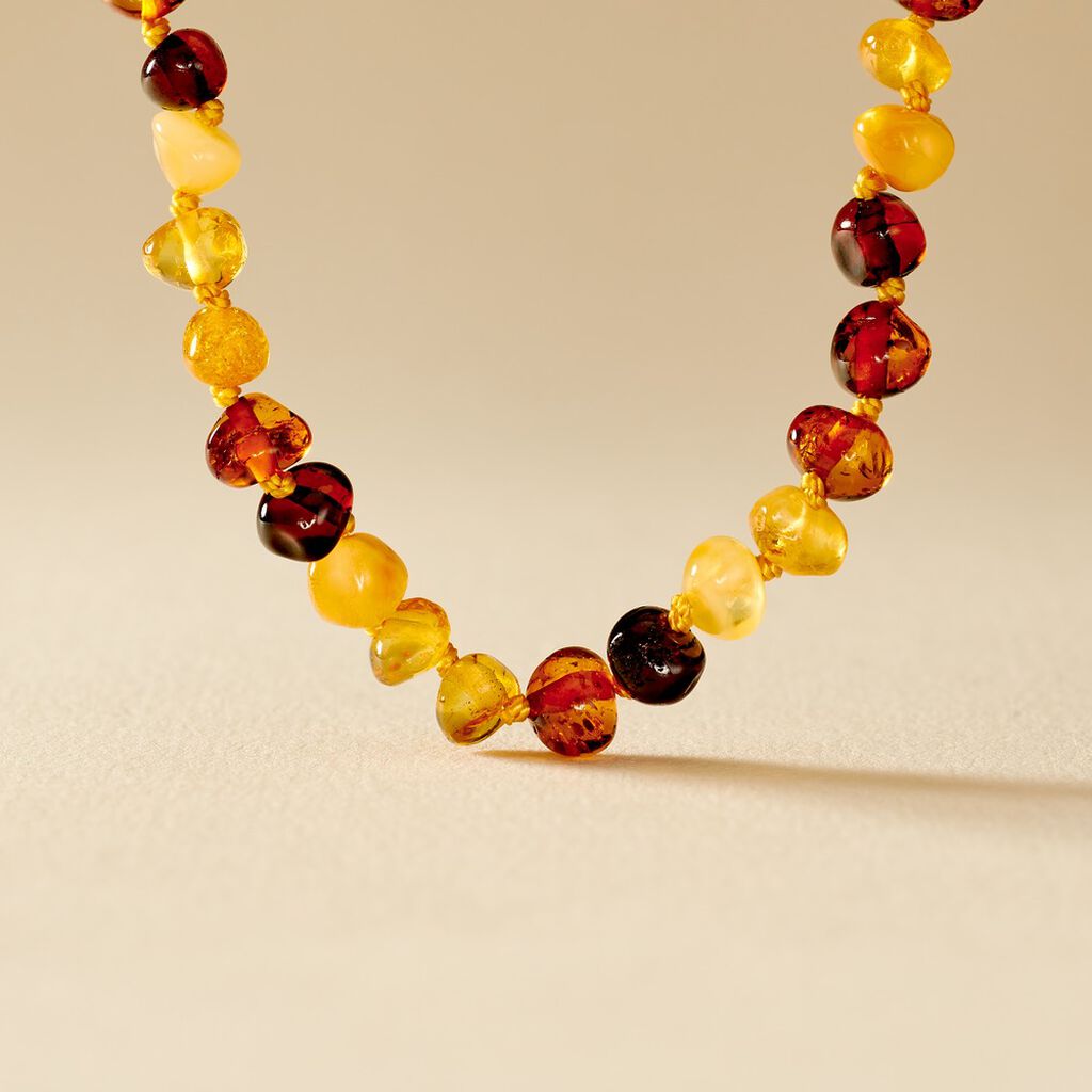 Collier Bebe Argent Blanc Moisha Ambres - Colliers Enfant | Histoire d’Or