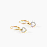 Boucles D'oreilles Pendantes Ursa Or Jaune Diamant - Boucles d'oreilles pendantes Femme | Histoire d&rsquo;Or