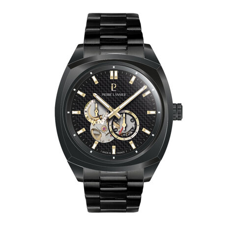 Montre Pierre Lannier Arcadius Noir - Nouveautés Homme | Histoire d’Or