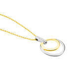 Collier Or Bicolore Blanc Et Jaune Eloisia Diamants - Colliers Femme | Histoire d&rsquo;Or