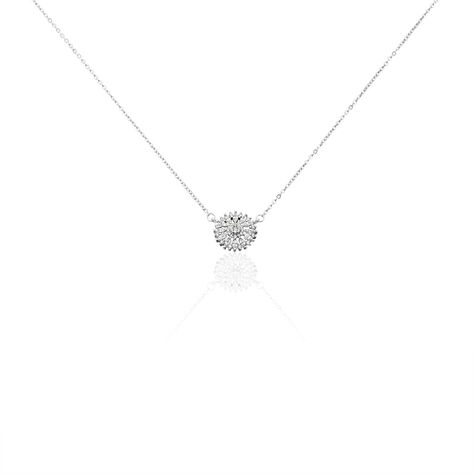 Collier Hyelana Argent Blanc Oxyde De Zirconium - Colliers fantaisie Femme | Histoire d&rsquo;Or