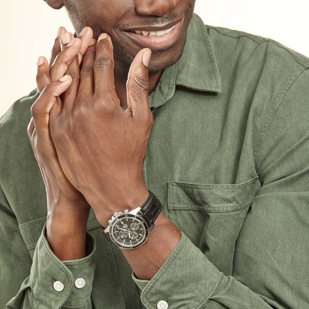 Montre Casio Edifice Noir - Montres Homme | Histoire d’Or