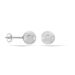 Boucles D'oreilles Puces Virgie Argent Blanc - Boucles d'oreilles fantaisie Femme | Histoire d’Or