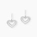 Boucles D'oreilles Pendantes Clarra Argent Blanc - Boucles d'oreilles fantaisie Femme | Histoire d’Or