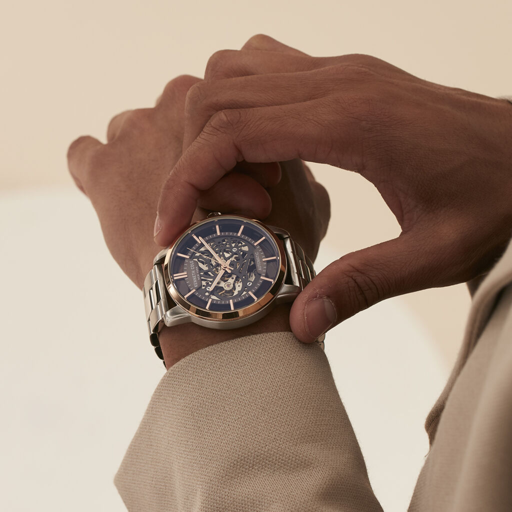 Montre Kenneth Cole Automatic Argenté - Montres Homme | Histoire d’Or