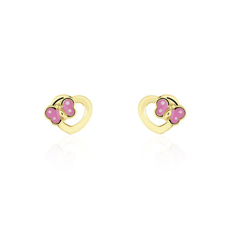 Boucles D'oreilles Puces Or Jaune Myrthale - Clous d'oreilles Enfant | Histoire d’Or