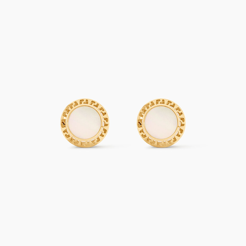 Boucles D'oreilles Puces Himelinda Or Jaune - Clous d'oreilles Femme | Histoire d&rsquo;Or