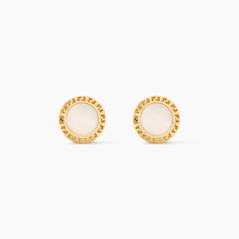 Boucles D'oreilles Puces Himelinda Or Jaune - Clous d'oreilles Femme | Histoire d&rsquo;Or