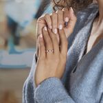 Bague Isee Plaqu&eacute; Or Oxydes De Zirconium - Bagues avec pierre Femme | Histoire d&rsquo;Or