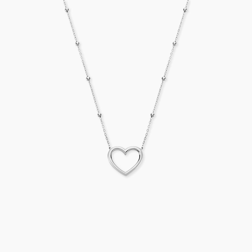 Collier Argent Blanc Gyoso - Colliers fantaisie Femme | Histoire d’Or