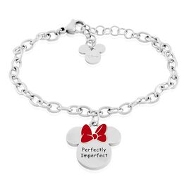 Bracelet Disney Acier Blanc - Bracelets fantaisie Femme | Histoire d’Or