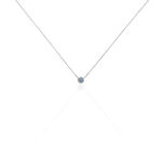Collier Auxana Argent Blanc Oxyde De Zirconium - Colliers fantaisie Femme | Histoire d&rsquo;Or