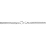 Bracelet Izel Maille Anglaise Or Blanc - Bracelets cha&icirc;ne Femme | Histoire d&rsquo;Or
