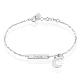 Bracelet Dreaming Argent Blanc Oxyde De Zirconium - Bracelets fantaisie Femme | Histoire d’Or