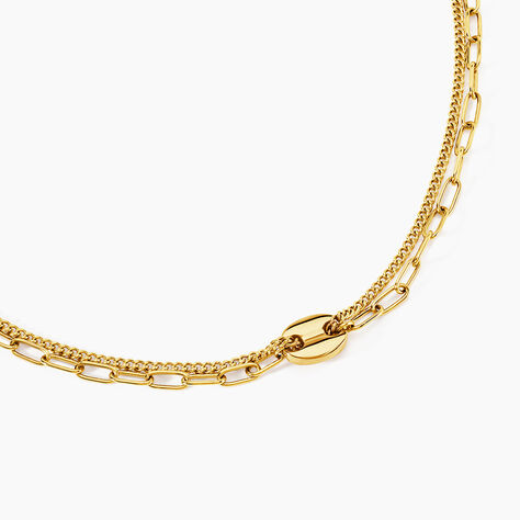 Collier Numah Acier Jaune - Colliers fantaisie Femme | Histoire d&rsquo;Or
