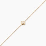 Bracelet Astralia Or Jaune Oxyde De Zirconium - Bracelets Femme | Histoire d&rsquo;Or