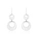 Boucles D'oreilles Pendantes Africa Argent Blanc - Boucles d'oreilles fantaisie Femme | Histoire d’Or