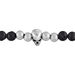 Bracelet Leto Acier Blanc Pierre De Lave - Bracelets fantaisie Homme | Histoire d’Or