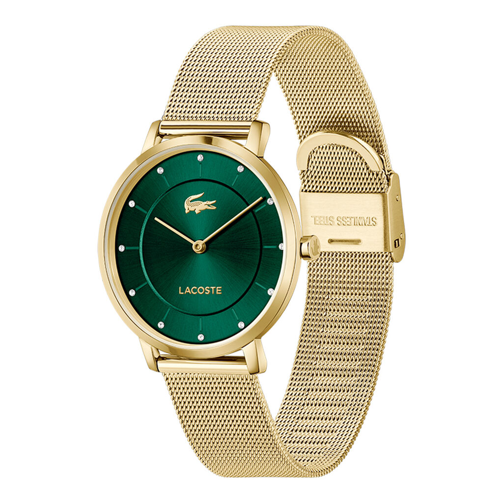 Montre Lacoste Crocorigin Vert - Nouveautés Femme | Histoire d’Or
