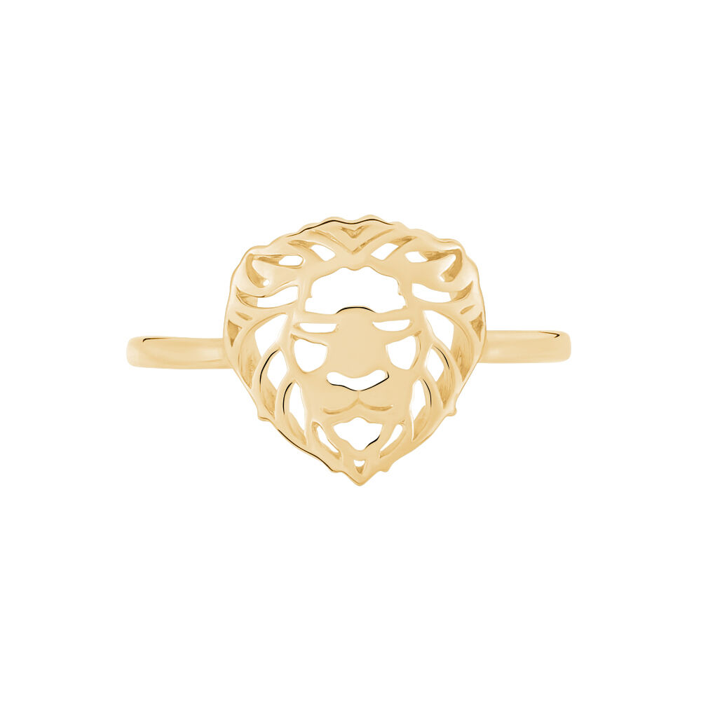 Bague lion sales or femme